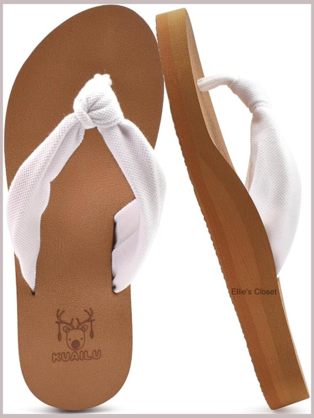 Flip Flops for Women with Arch Support Yoga Mat Comfortable Thong Cushion